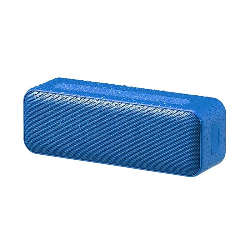 Basics 15-Watt Bluetooth Stereo Speaker with Water Resistant Design - Blue