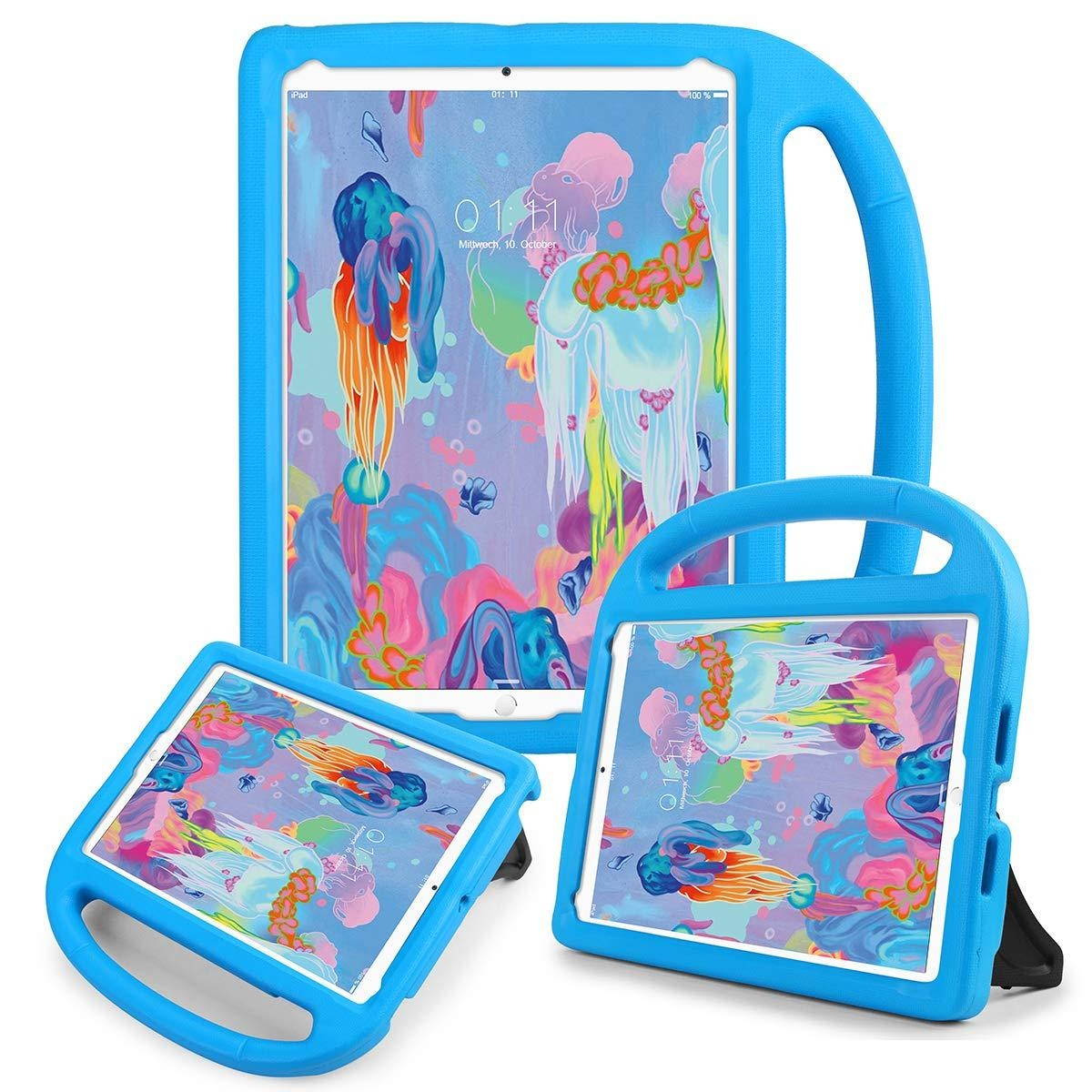 AICase Kids Portable Light Weight Shock Proof Impact Resistant Bumper Friendly Protective Cover with Kickstand for iPad 9.7"/ iPad Pro 9.7 / iPad Air 2 / iPad Air