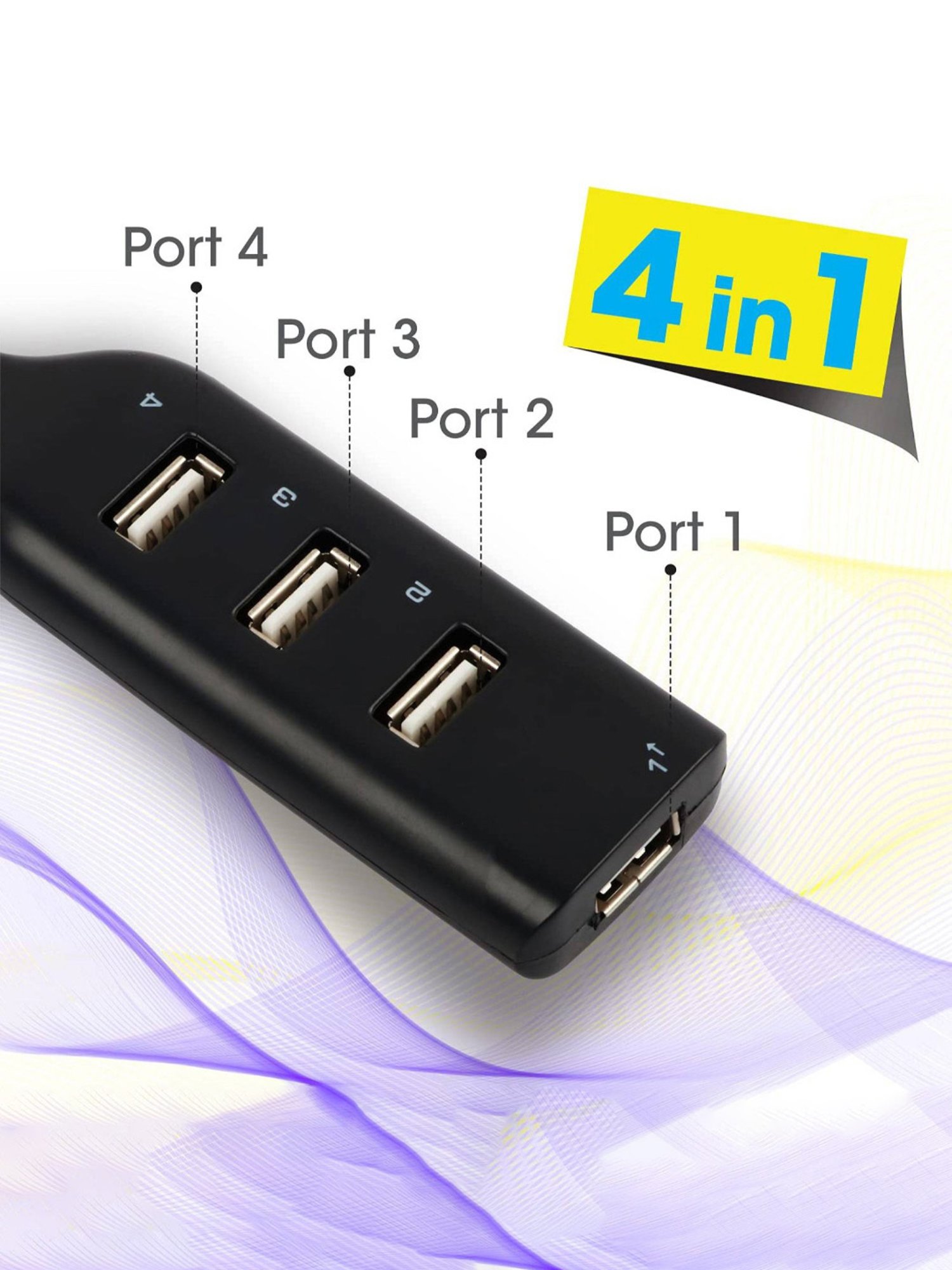 Zebion K500 Keyboard and Dazzle Mouse Combo Set with Pronto 101 USB HUB (Black)