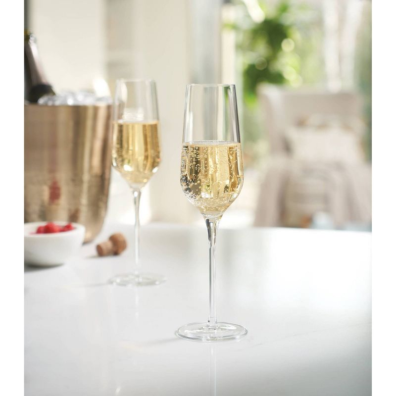 8oz 4pk Glass Champagne Glasses - Threshold™