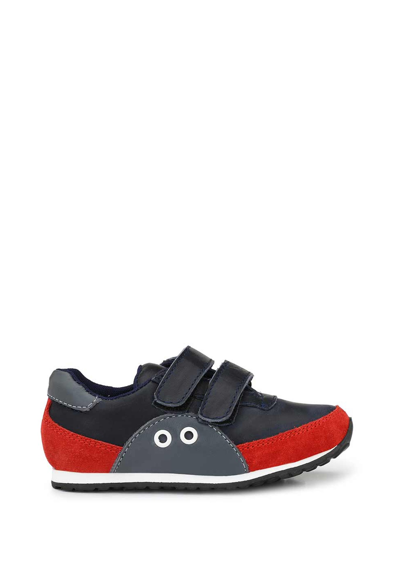 Tuskey Kids Blue Leather Sneakers