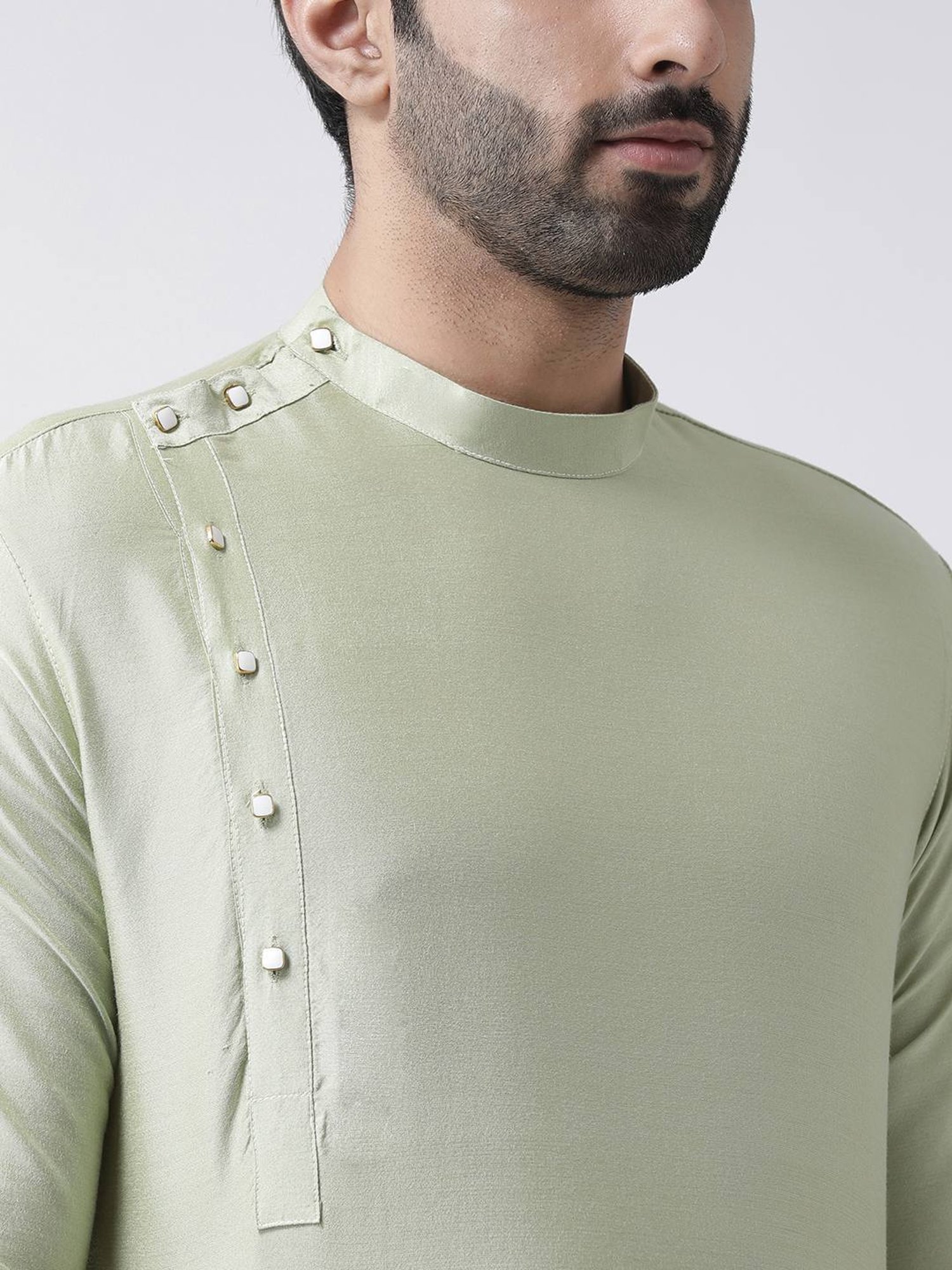 KISAH PLUS Green Regular Fit Kurta Bottom Set