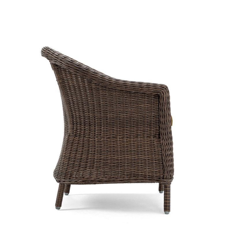 Cumberland 2pc Dining Chair Set Cafe Brown Frame Spectrum Caribou Mocha Fabric - La-Z-Boy