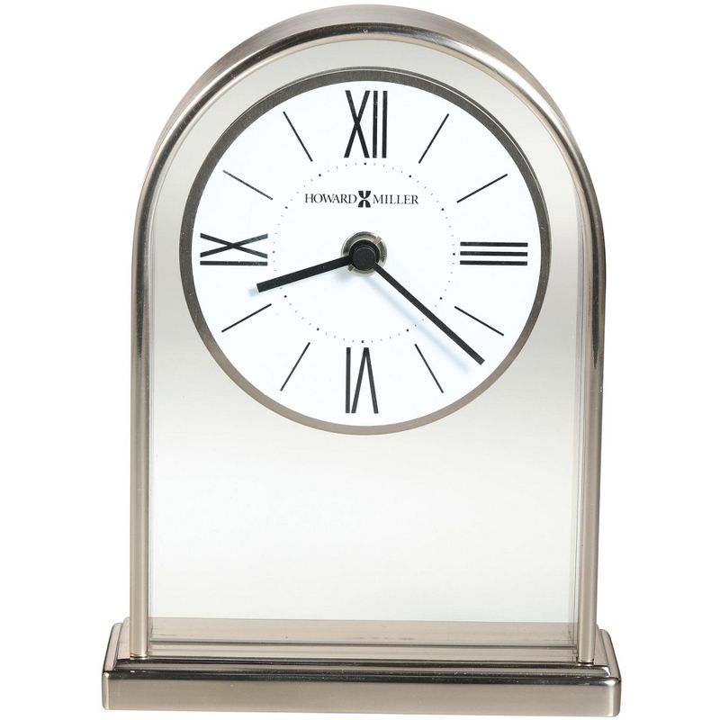 Howard Miller 645826 Howard Miller Jefferson Tabletop Clock 645826 Nickel