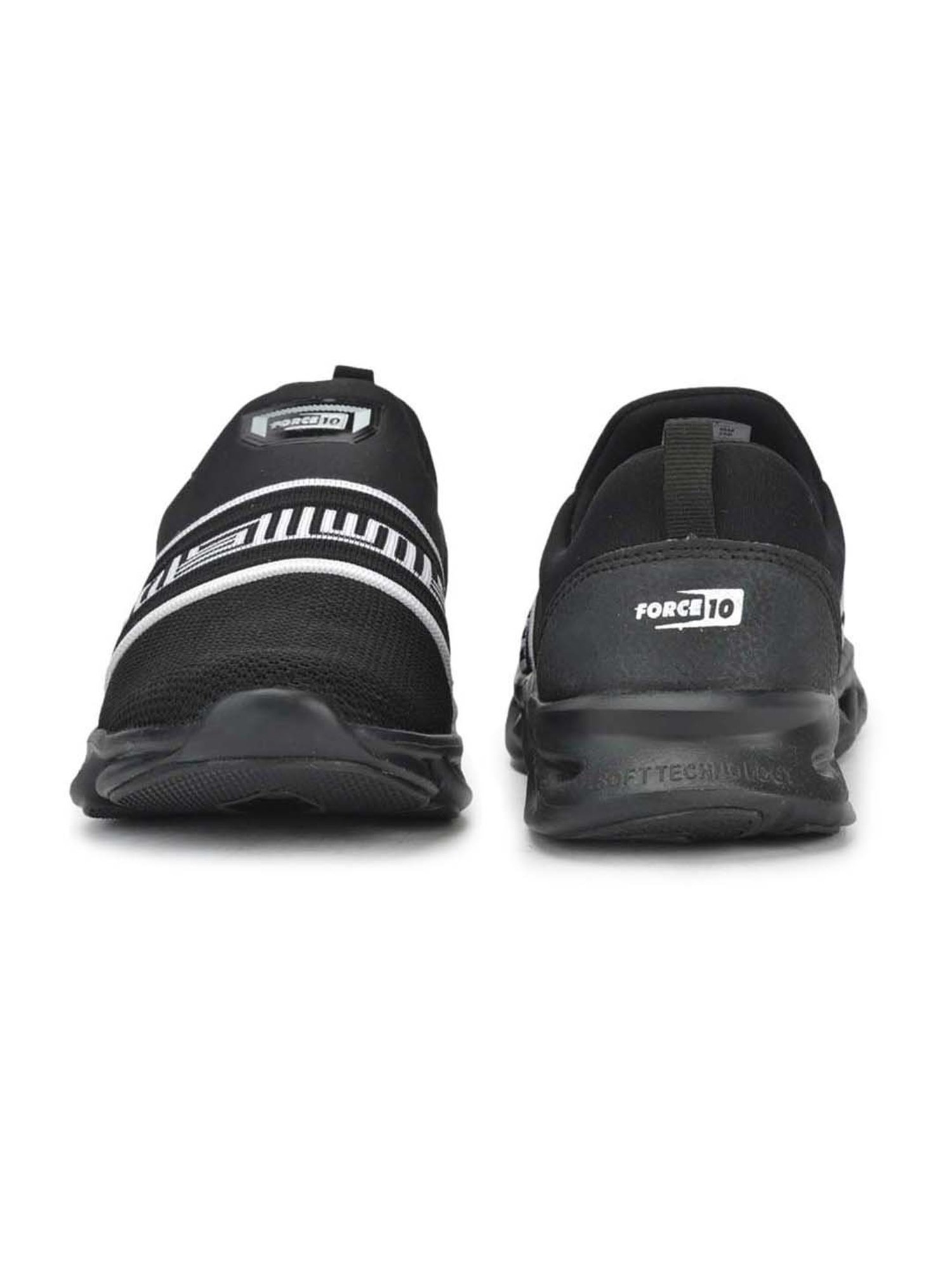 Force 10 by Liberty Men's Black Running Shoes