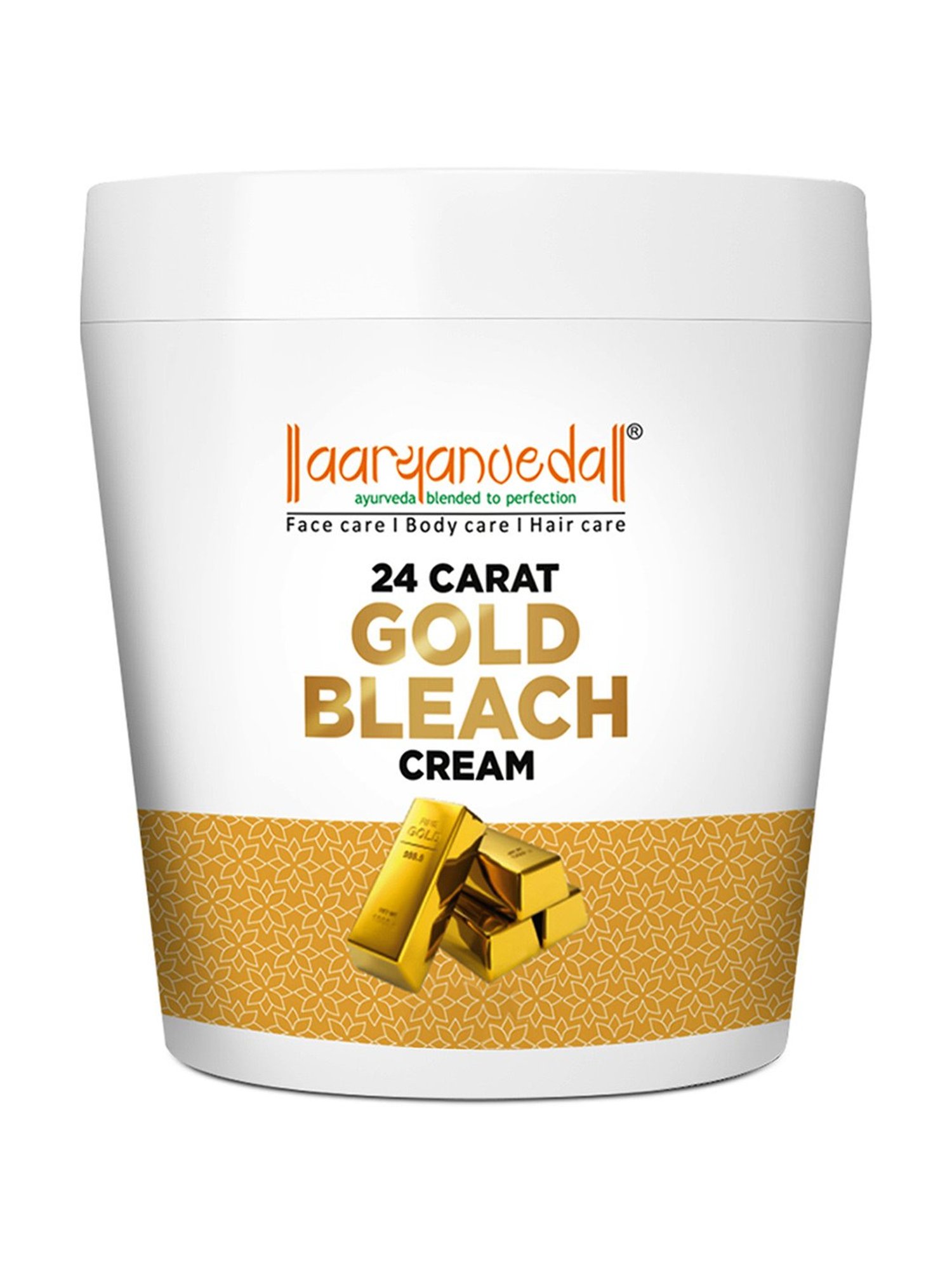 Aryanveda 24 Carat Gold Bleach Cream - 250 gm