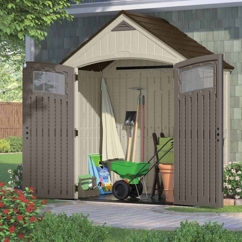 6'x 5.5' Everett Storage Shed Beige - Suncast