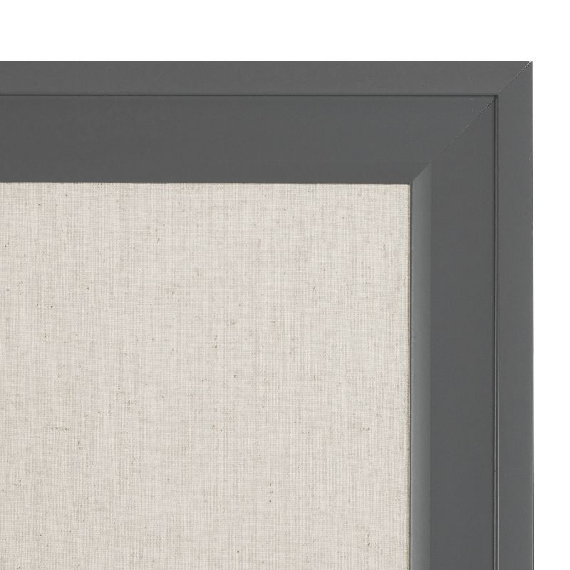 27.5" x 33.5" Bosc Dry Erase Board Gray - DesignOvation