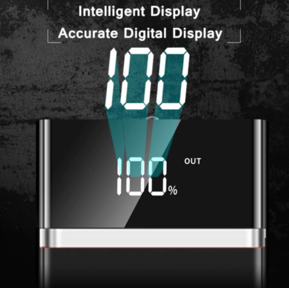 Ultra-thin Portable External Battery Huge Capacity Power Bank 900000mAh Charger