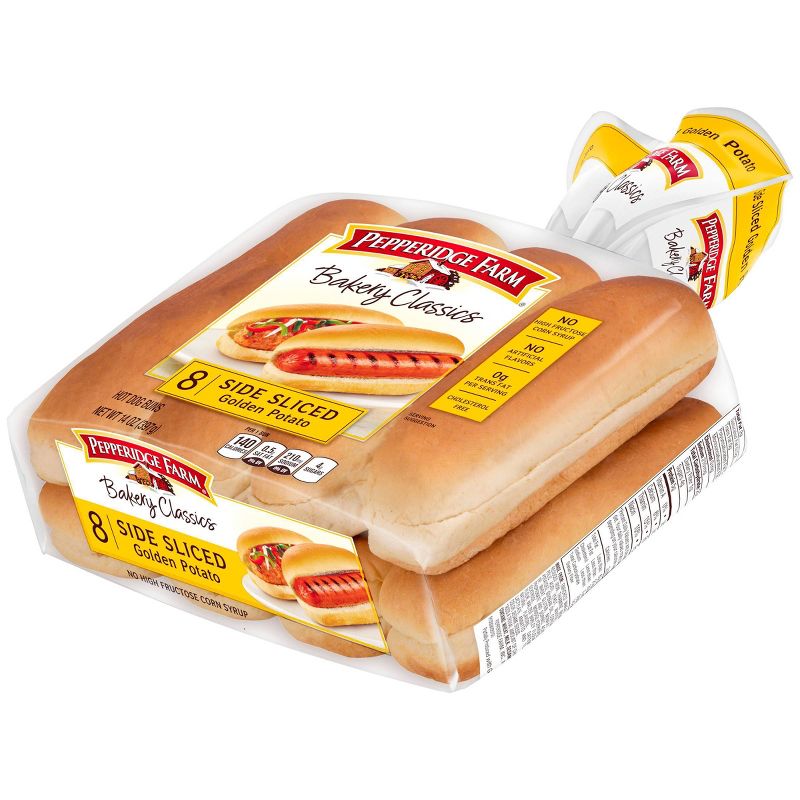 Pepperidge Farm Bakery Classics Top Sliced Golden Potato Hot Dog Buns -14oz/8pk