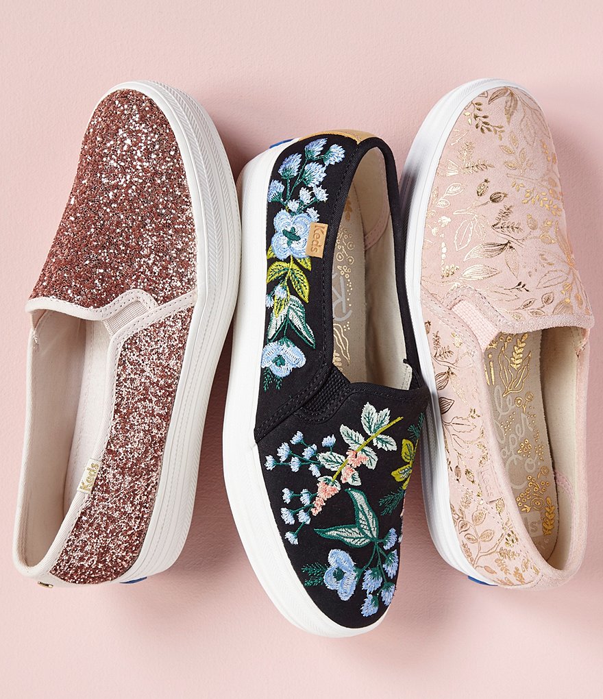 Kurt Geiger London Lexi Eagle Glitter Leather Lace-Up Sneakers