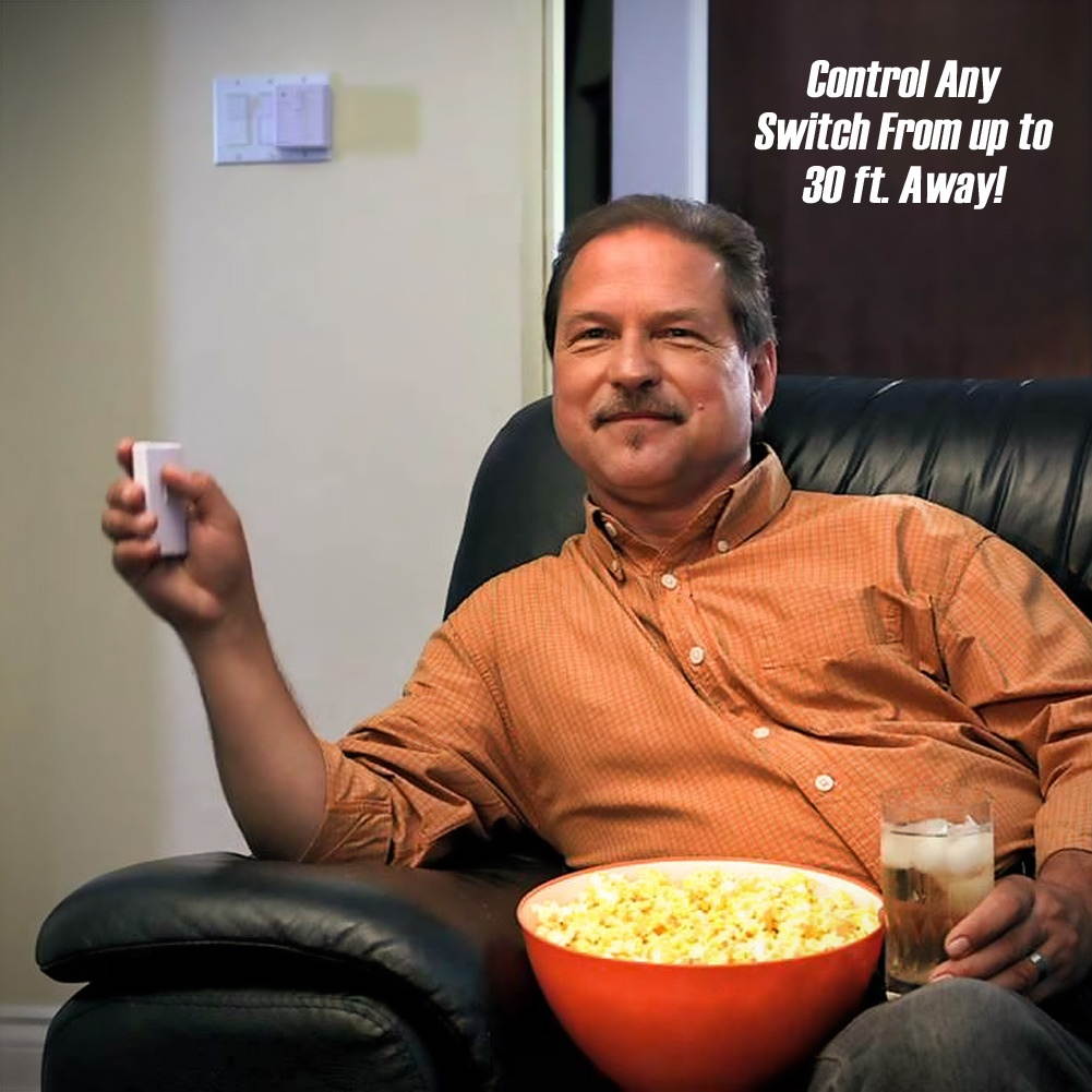 Zmart Switch - Smart & Easy Way to Control Any Light Switch (2 Pack)