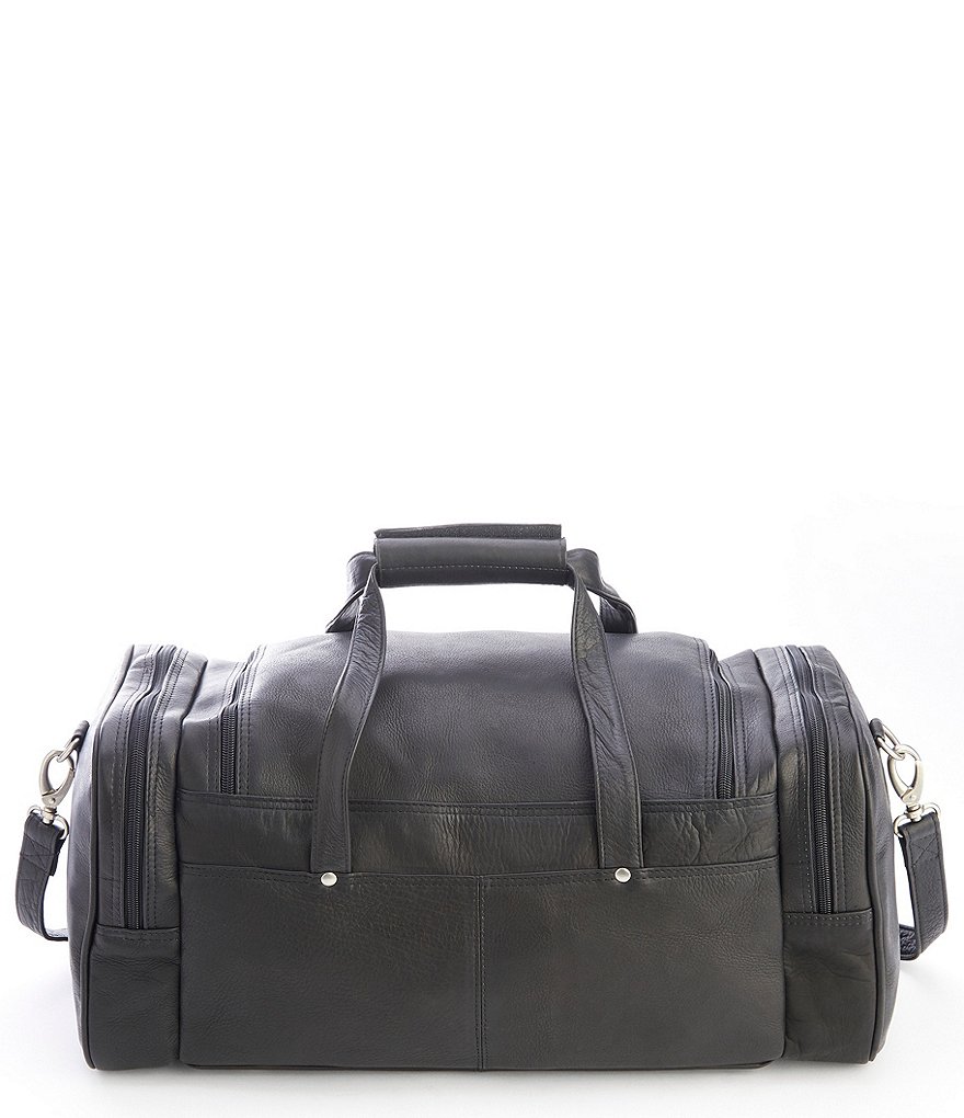 ROYCE New York Leather Luxury Overnight Duffel Bag