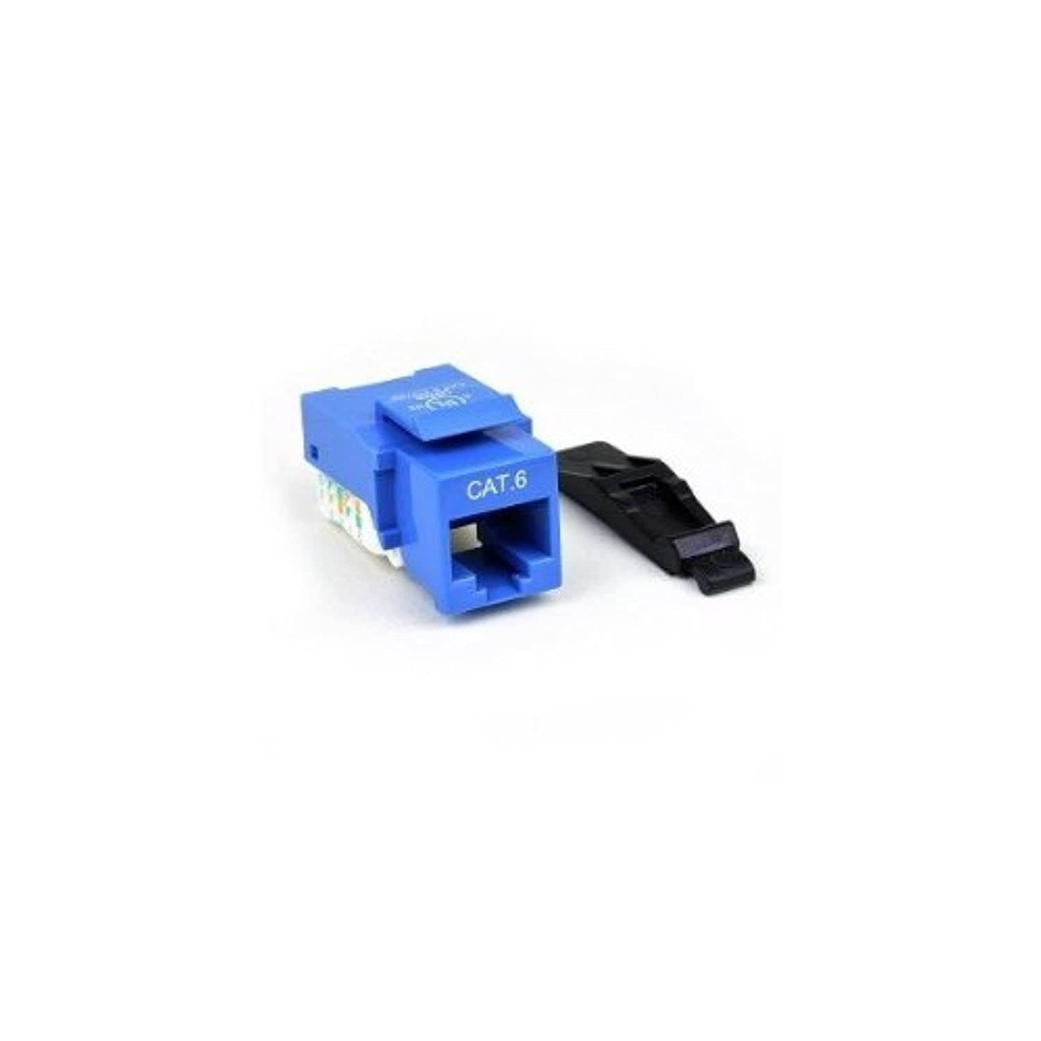 Cables Unlimited CAT6 Tool less Keystone Jack Blue