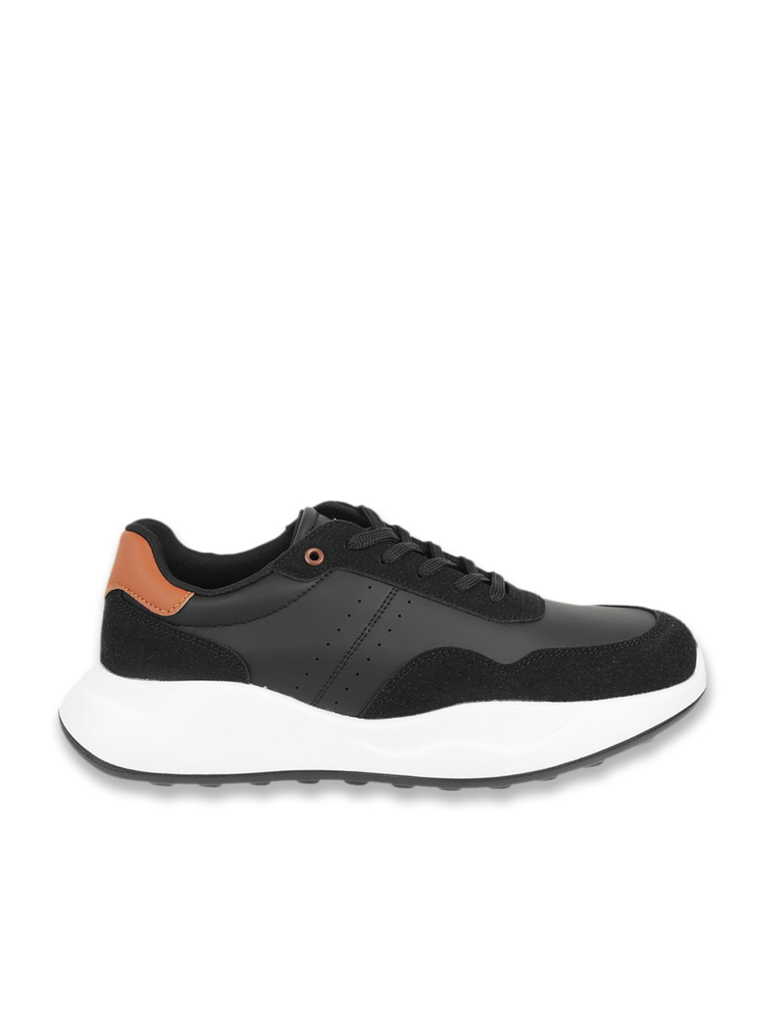 Metro Men's Black Casual Sneakers