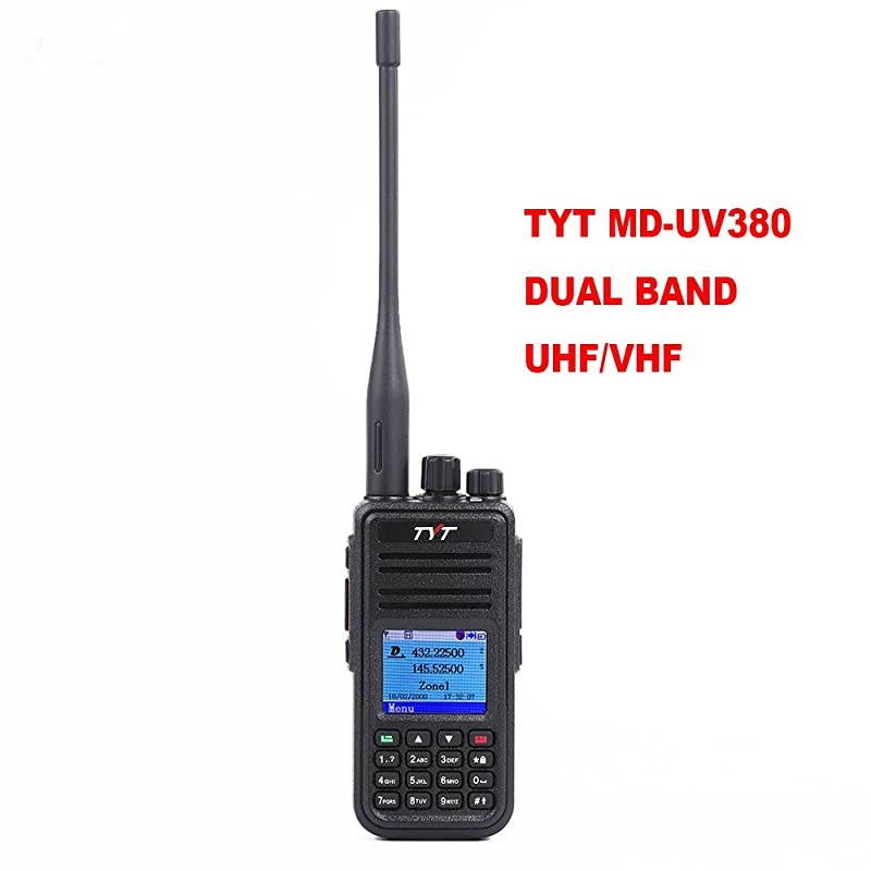 MDUV380 Dual Band VHFUHF 150174Mhz450480Mhz Handheld Two Way Radio Ham