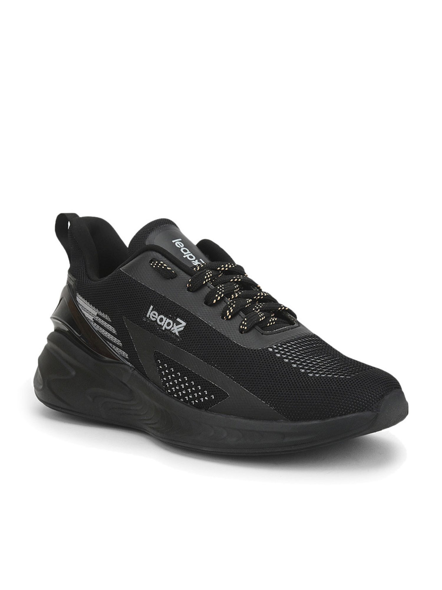Leap7x by Liberty Men's Black Running Shoes