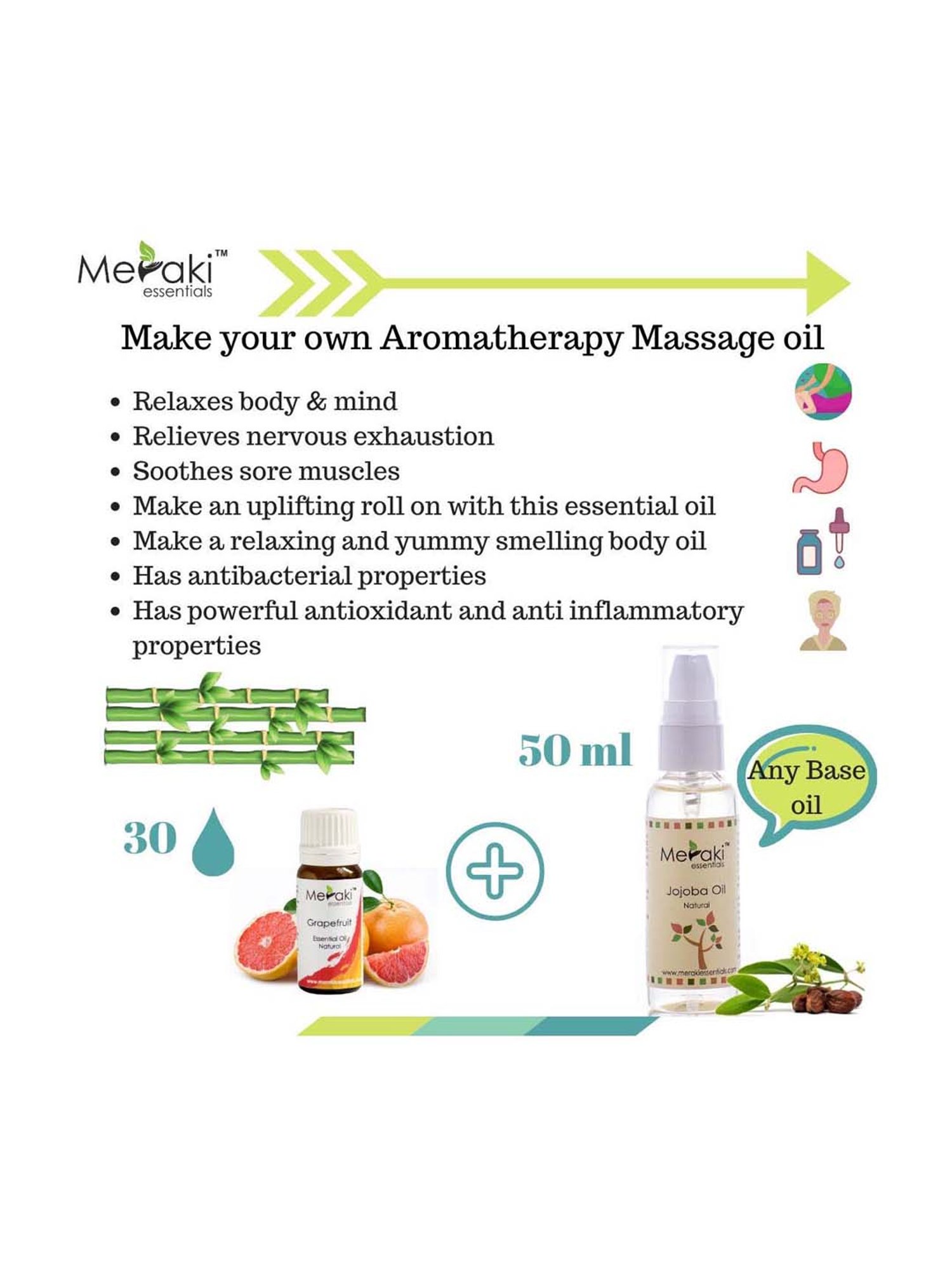 Meraki Essentials Grapefruit Essential Oil - 10 ml