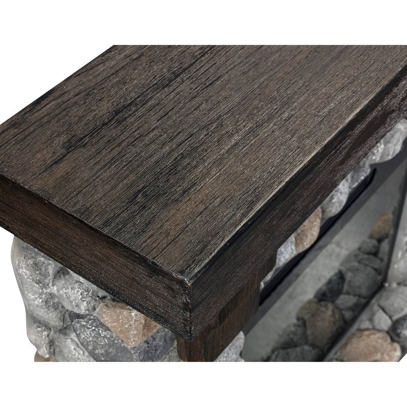 Rosemark 3 Door Media Credenza TV Stand for TVs up to 66" Gray - Treasure Trove Accents