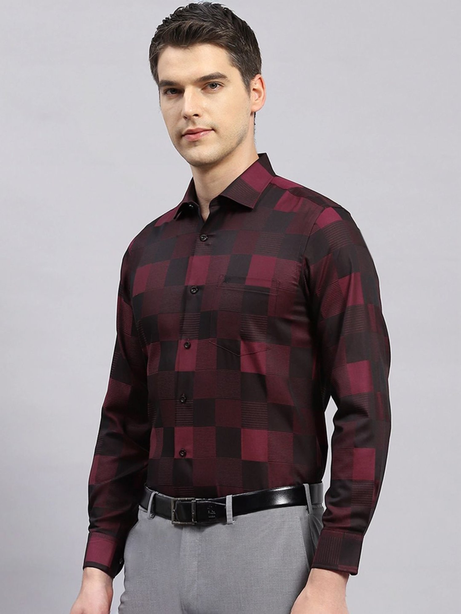 Arrow Sport Dark Green Cotton Slim Fit Shirt