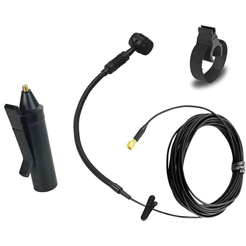 Clip On Instrument Condenser Microphone + Universal Clip (for Flute)