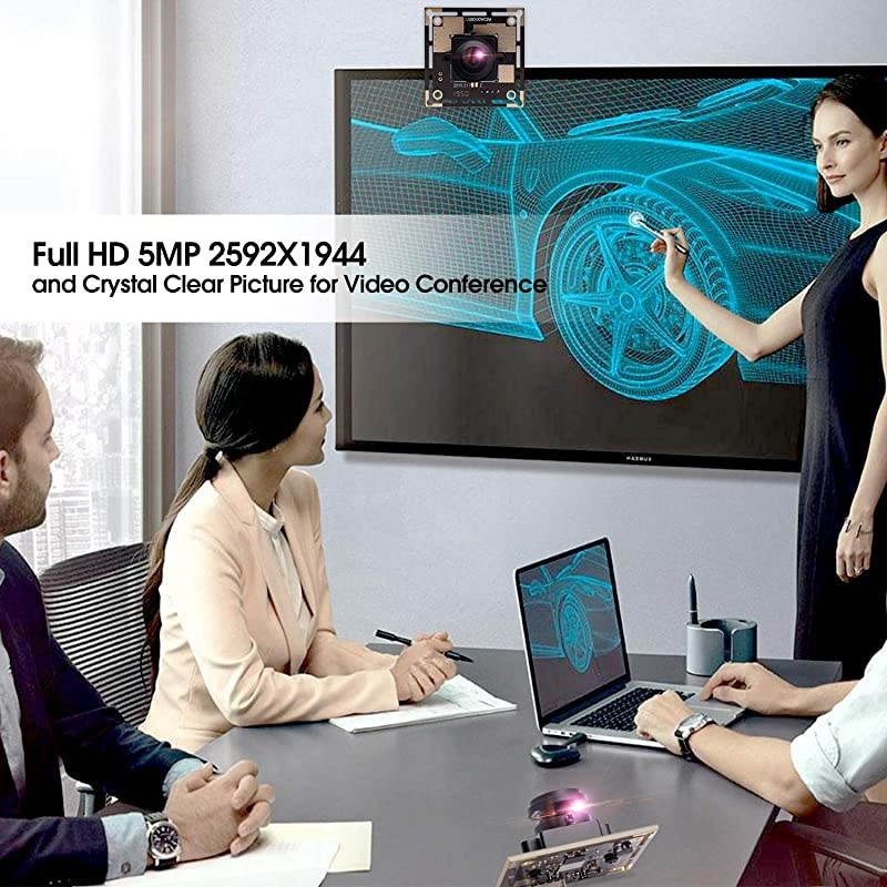 Megapixel USB Camera Module with 170 Degree Fisheye Lens Wide Angle HD 292X1944 USB Webcamera with CMOS OV640 Sensor USB with Camera Machine Vision Mini Webcam for Windows Mac Andriod Linux