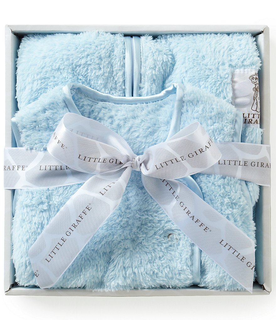 Little Giraffe Baby 0-6 Months Chenille Wearable Blanket &trade;