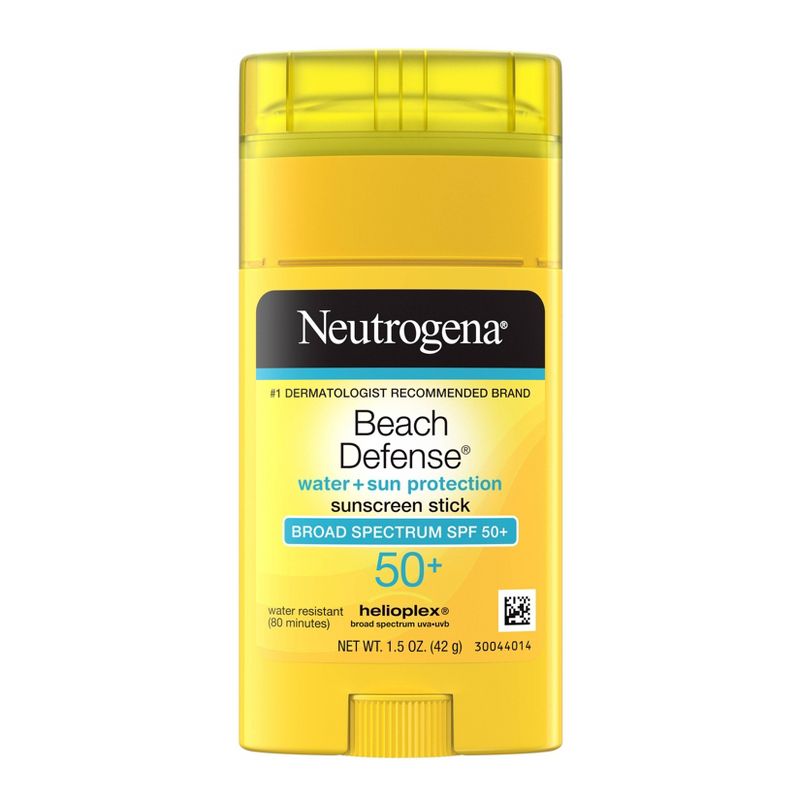 Neutrogena Beach Defense Oil-Free Body Sunscreen Stick - SPF 50+ - 1.5oz