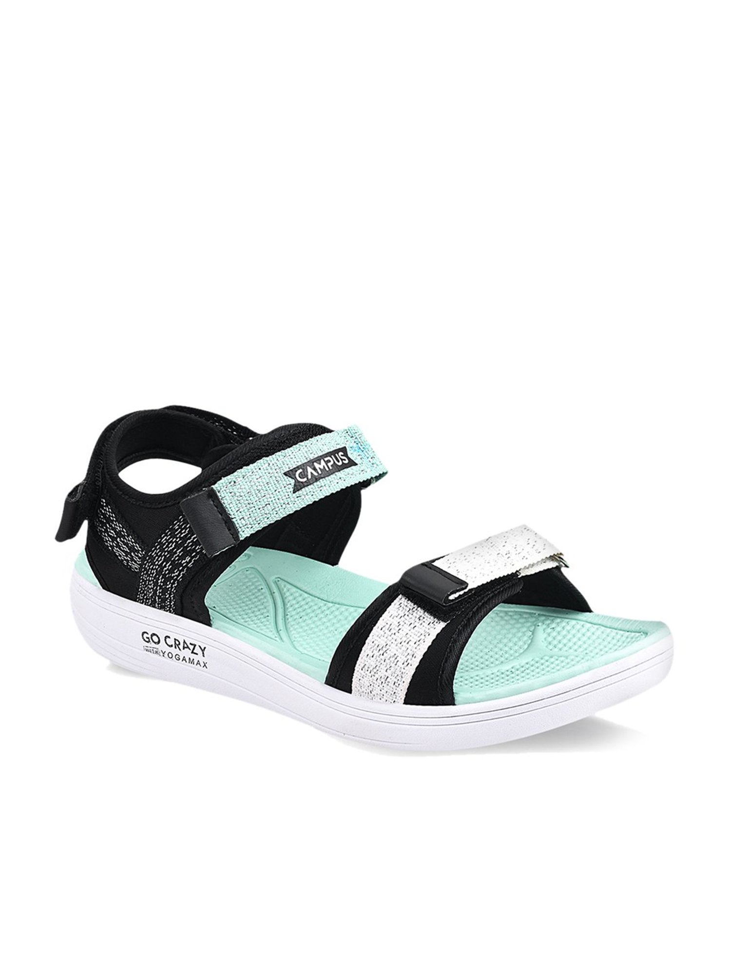 Campus Women's Mint Green Floater Sandals