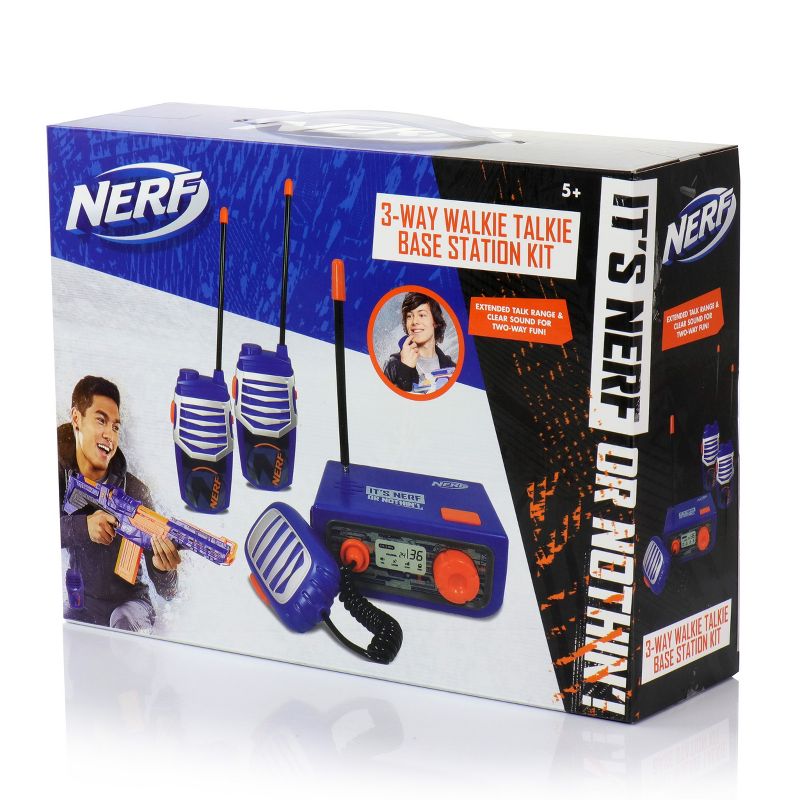 Nerf 3-Way Walkie Talkie Base Station Kit