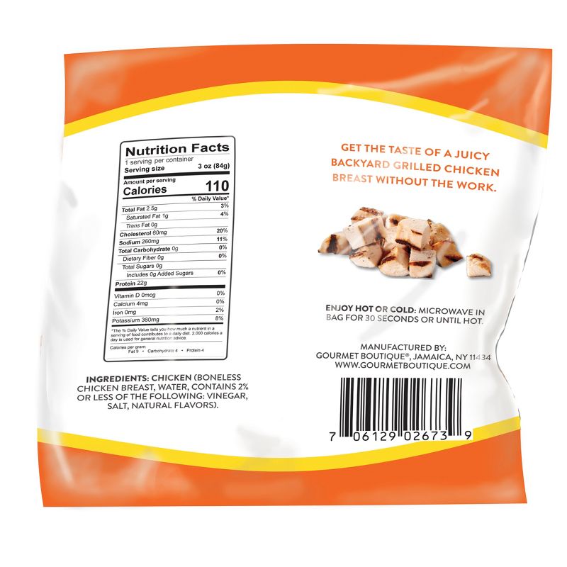 Tru Grill Grilled Diced Original Chicken Breasts - 3oz