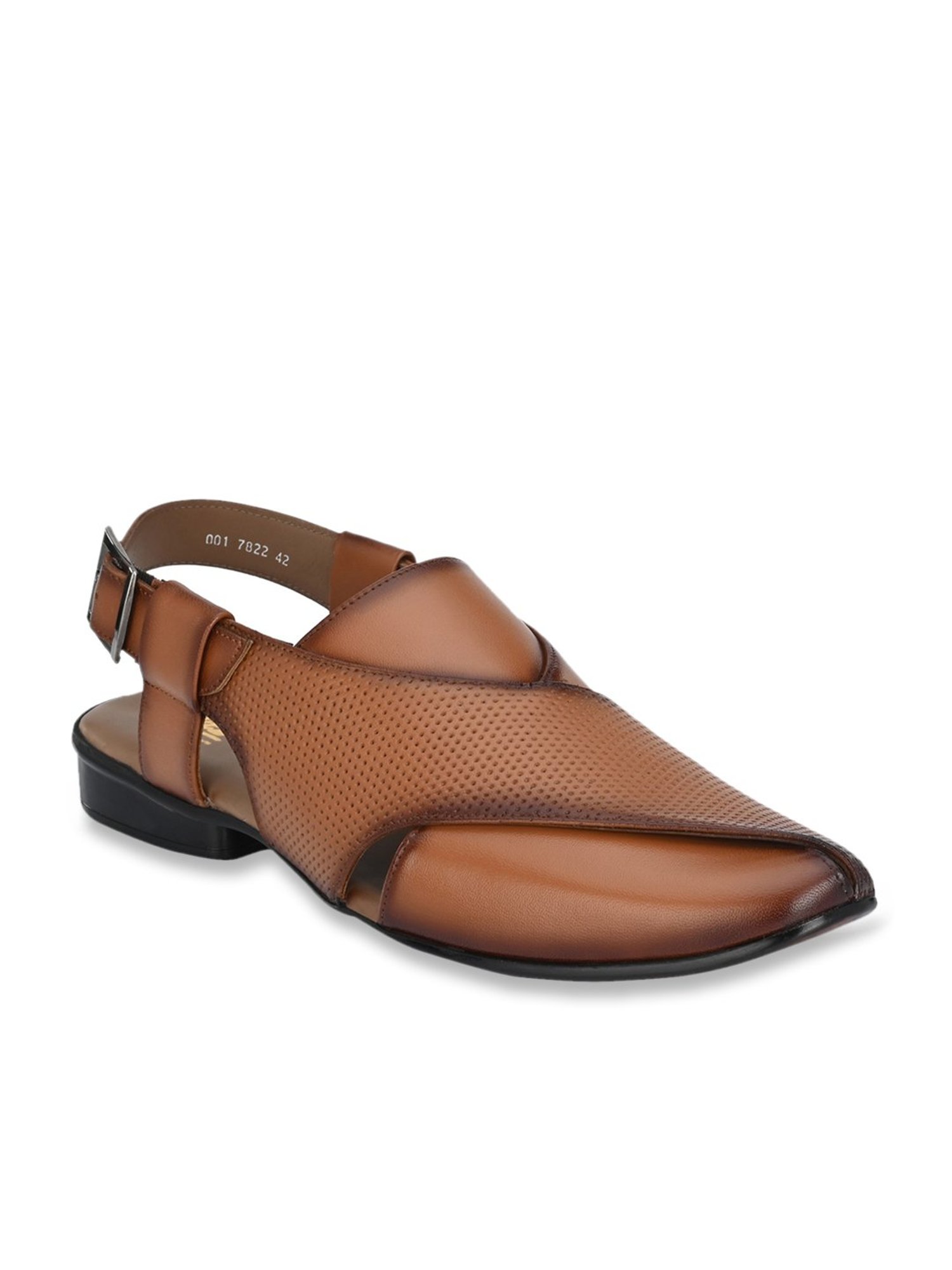 Hitz Men's Tan Fisherman Sandals