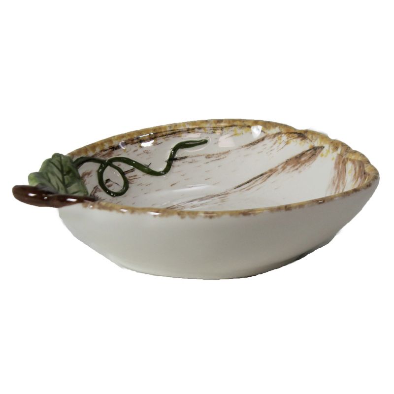 Tabletop 6.25" Fall Harvest Dip Bowl Pumpkin Autumn Thanksgiving Ganz  -  Serving Bowls