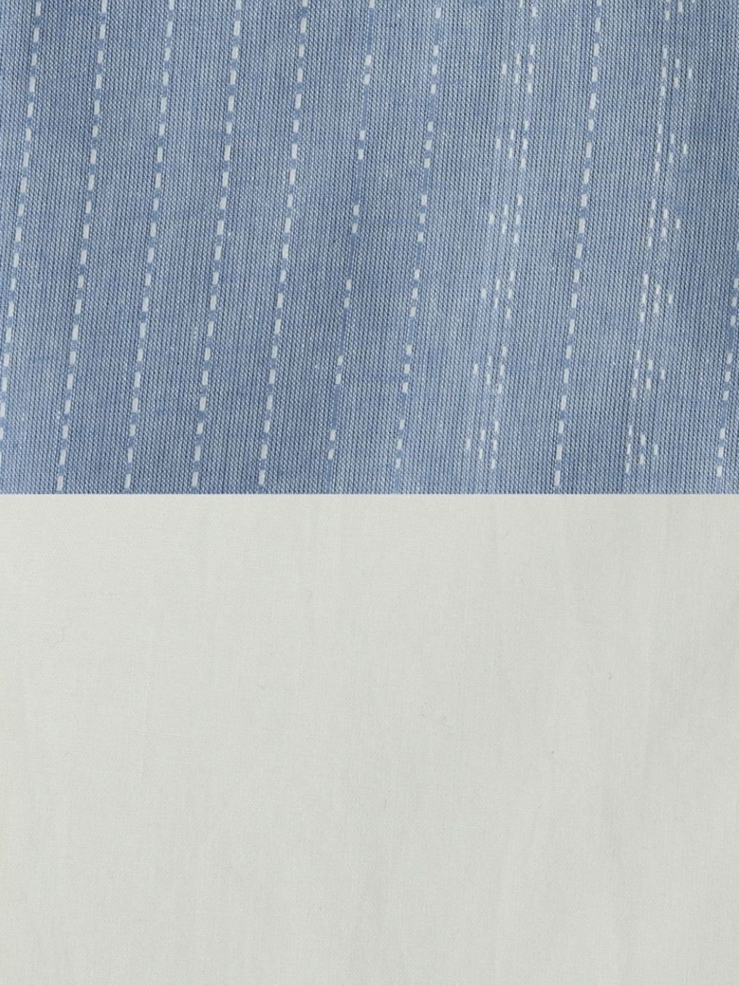 Indus Route by Pantaloons Kids Blue & White Cotton Self Pattern Full Sleeves Kurta Set