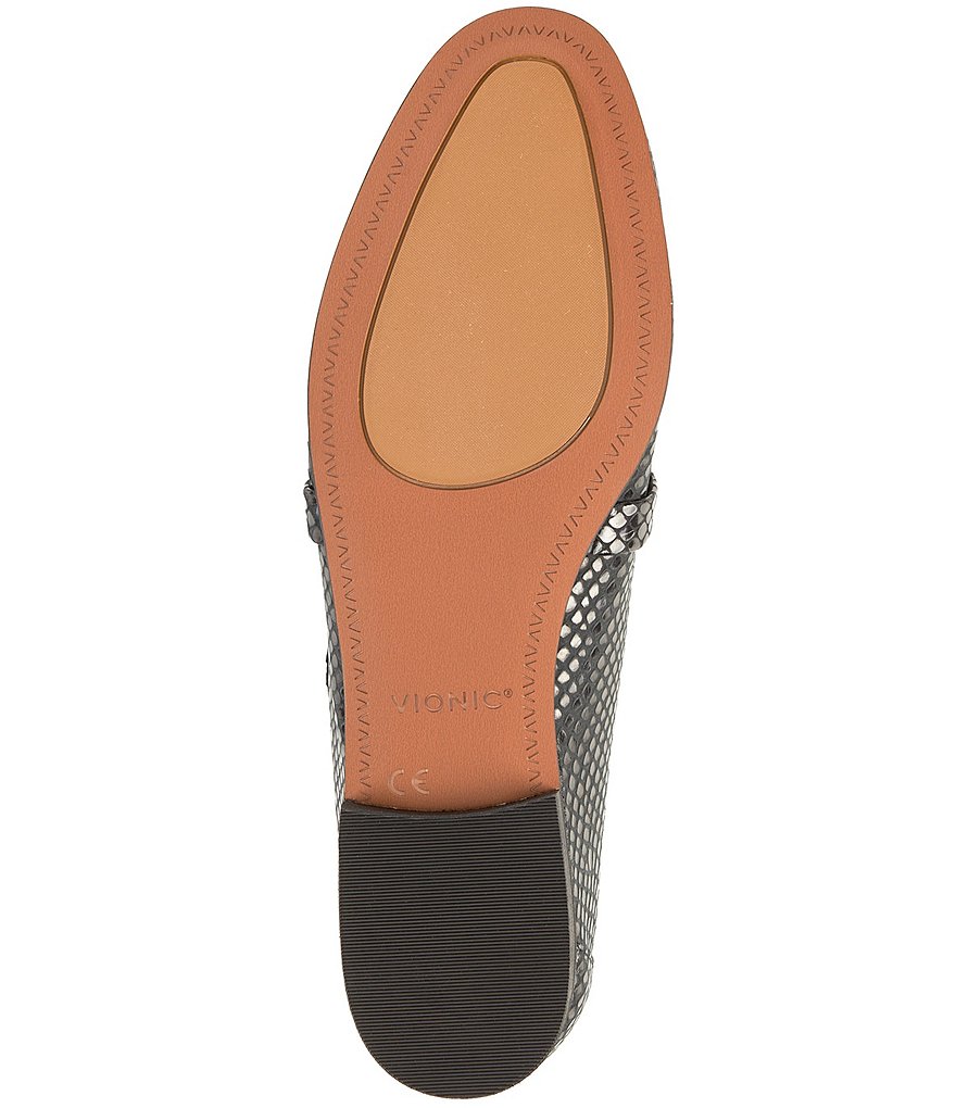 Vionic Zana Lizard Embossed Loafers