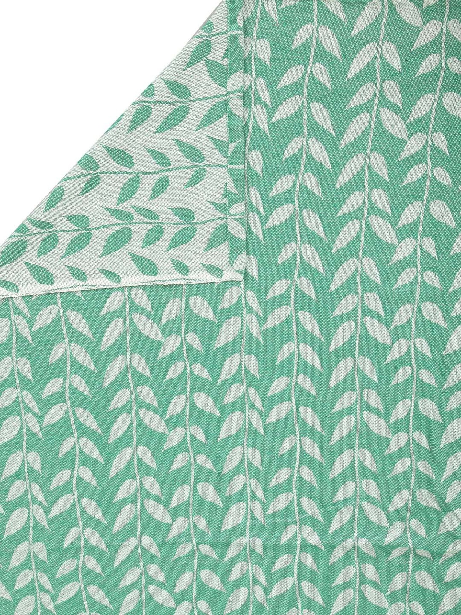 Klotthe Jacquard Collection Green 300 TC Bed Linen Set