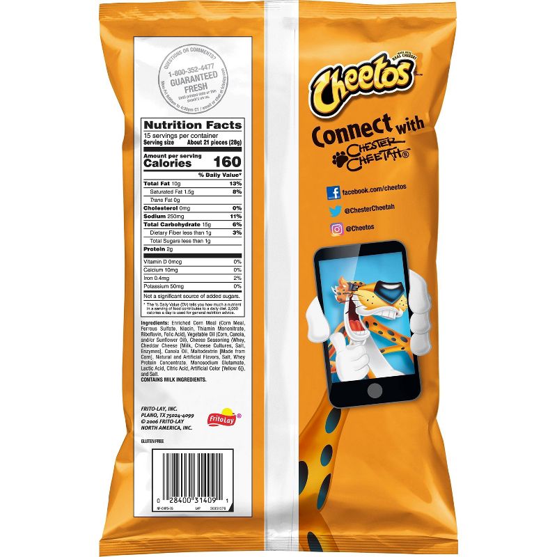 Cheetos Crunchy Cheese Flavored Snack - 15oz