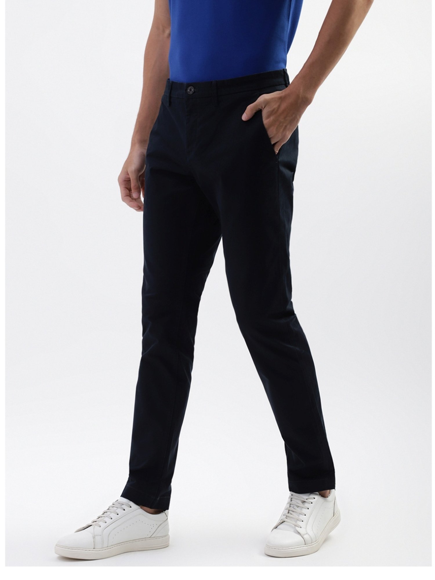 Bruun & Stengade Navy Slim Fit Chinos