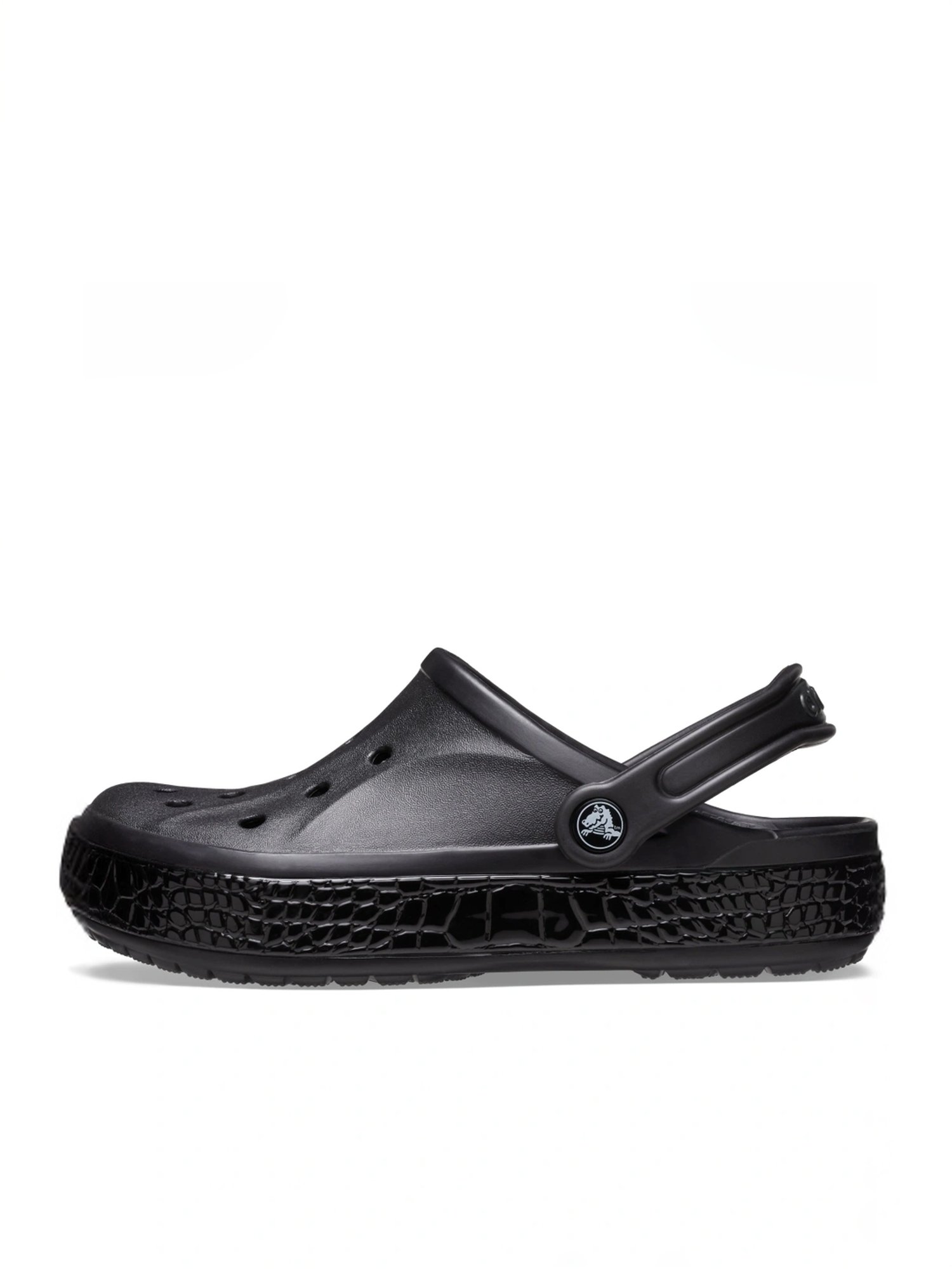 Crocs Men's Bayaband Black Back Strap Clogs