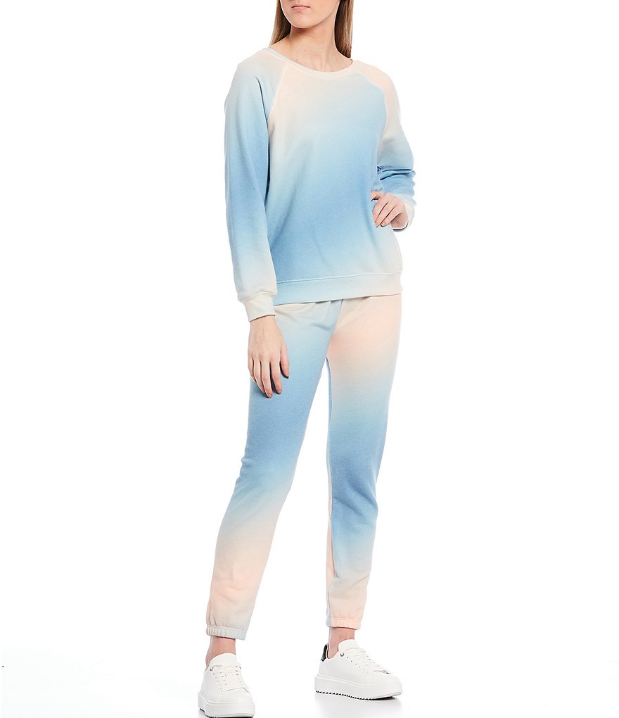 Marc New York Short Sleeve Tie-Dye Jewel Neck Tee