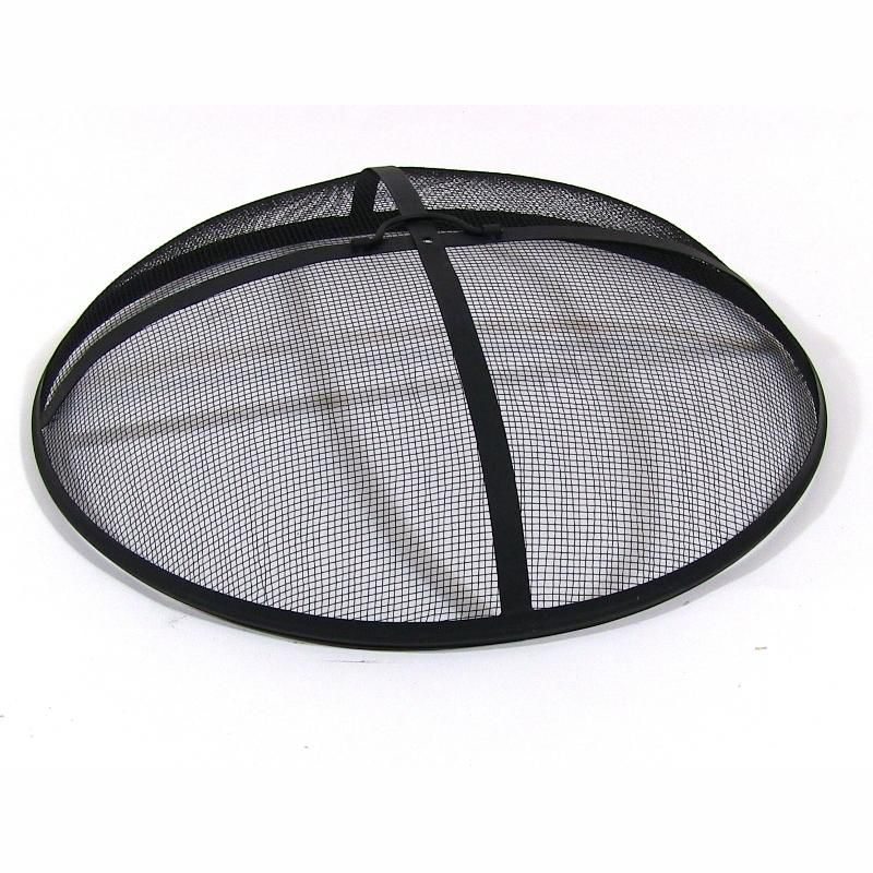 40" Metal Mesh Fire Pit Spark Screen - Sunnydaze Decor
