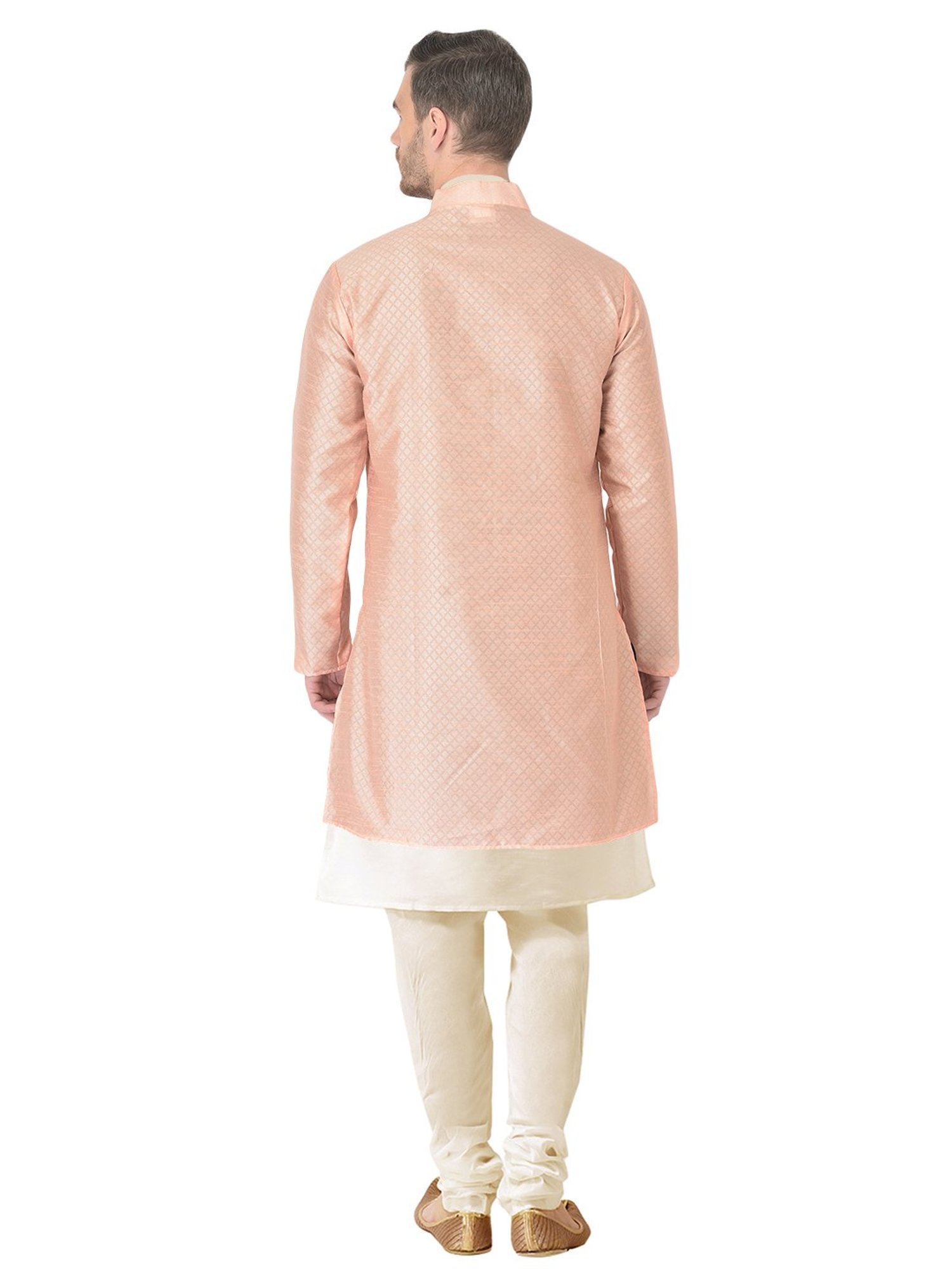SG RAJASAHAB Multi Regular Fit Self Pattern Kurta Set