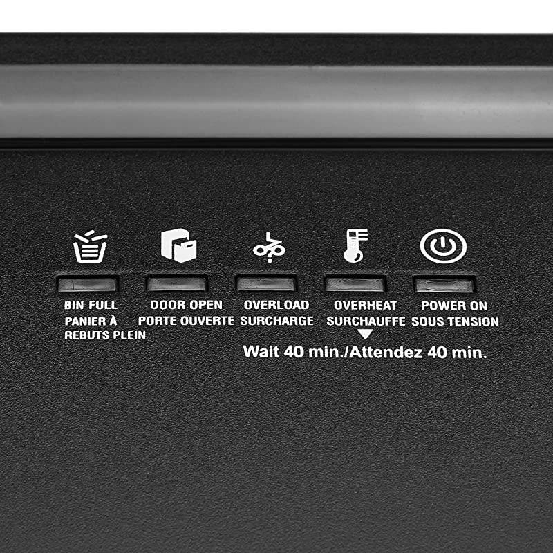 Basics 12Sheet HighSecurity MicroCut Paper CD and Credit Card Shredder with Pullout Basket