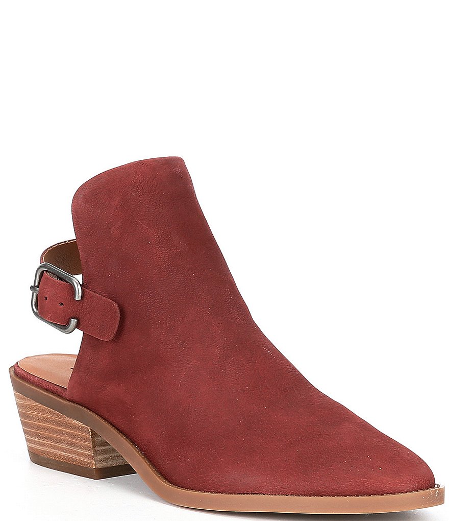 Lucky Brand Farryn Nubuck Slingback Low Heel Shooties
