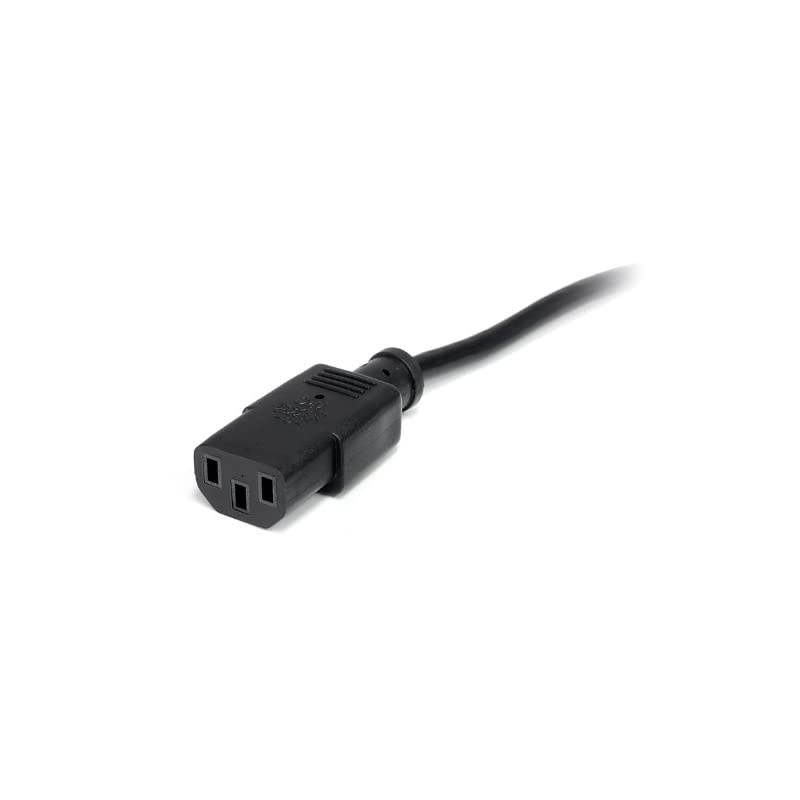 com 20 ft Standard Computer Power Cord (NEMA 5-15 to IEC 60320 C13) - 18 AWG Replacement AC Power Cable for PC or Monitor - 125V @ 10A (PXT10120)