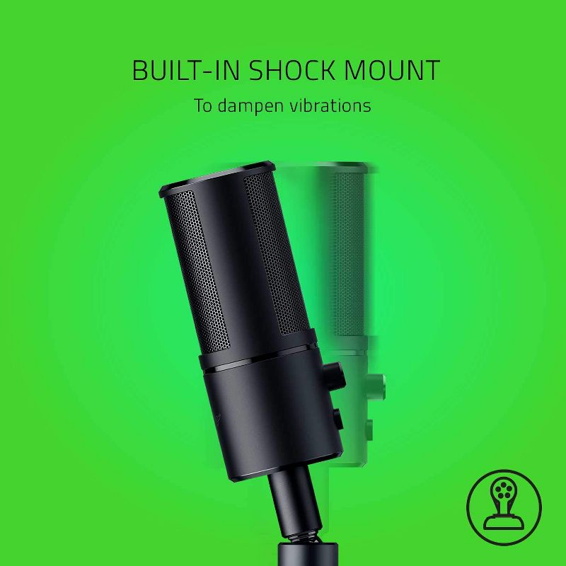 Razer Seiren Emote USB Microphone for Streaming - 8-bit Emoticon LED Display