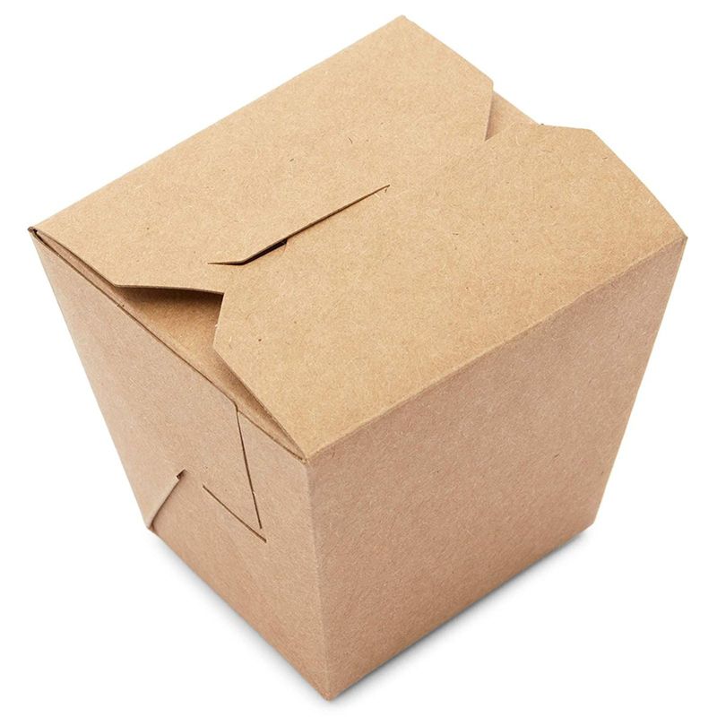 Stockroom Plus 60 Pack Small Take Out Boxes, Mini Kraft Paper To Go Food Containers (8 oz)