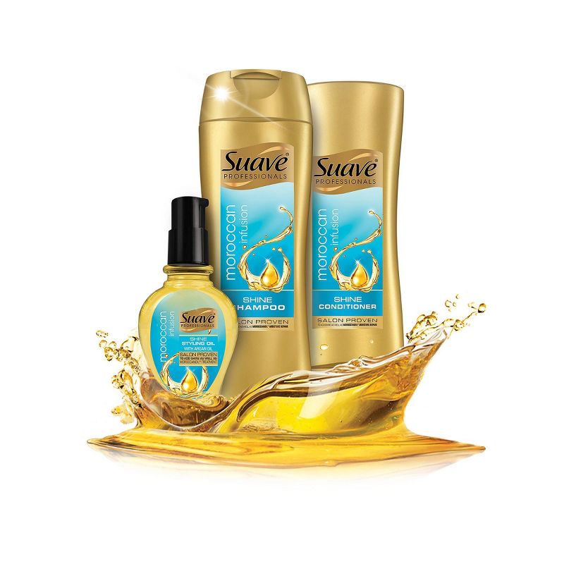 Suave Moroccan Shine Conditioner - 4pk/28 fl oz