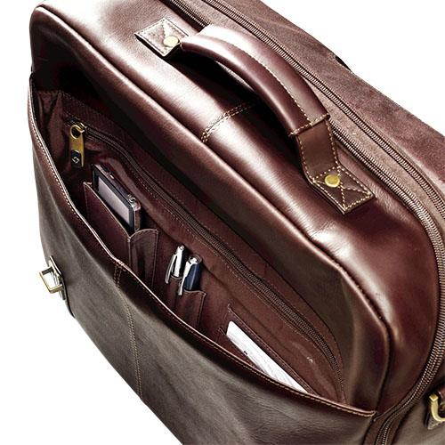 Samsonite Columbian Leather Flapover Laptop Case