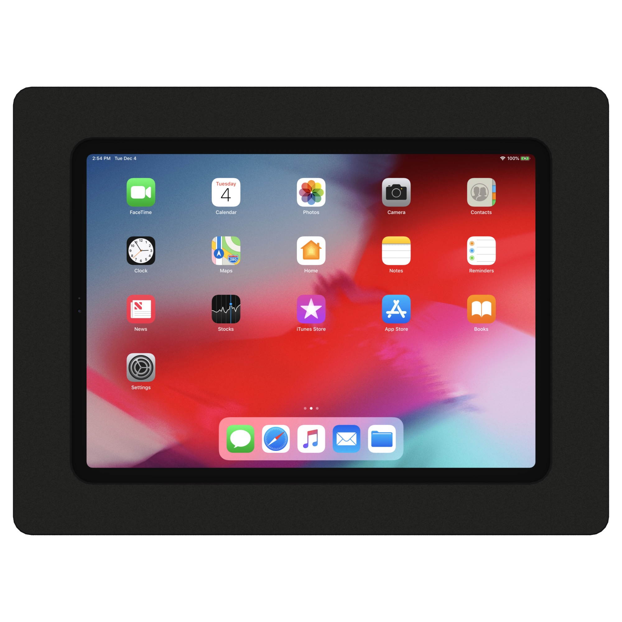 VidaMount Black Exposed Rear Camera Enclosure and Tilting Removable Glass Mount [Bundle] compatible with iPad Pro 11" (1st Gen) & Air 10.9" (4th Gen)